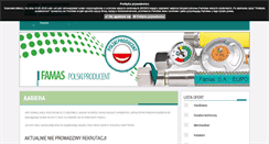 Desktop Screenshot of famas.pl