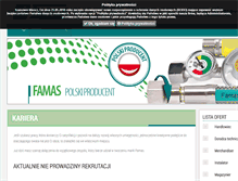 Tablet Screenshot of famas.pl
