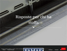 Tablet Screenshot of famas.it