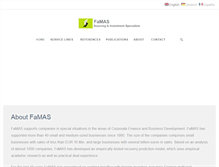 Tablet Screenshot of famas.de